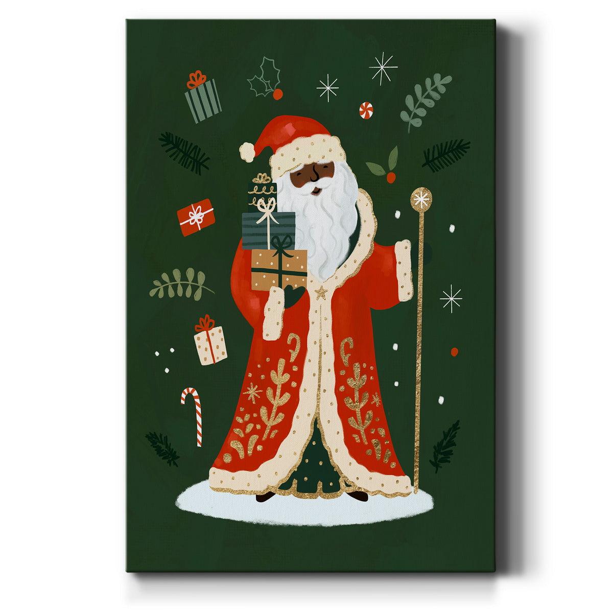 Little St. Nick I Premium Gallery Wrapped Canvas - Ready to Hang