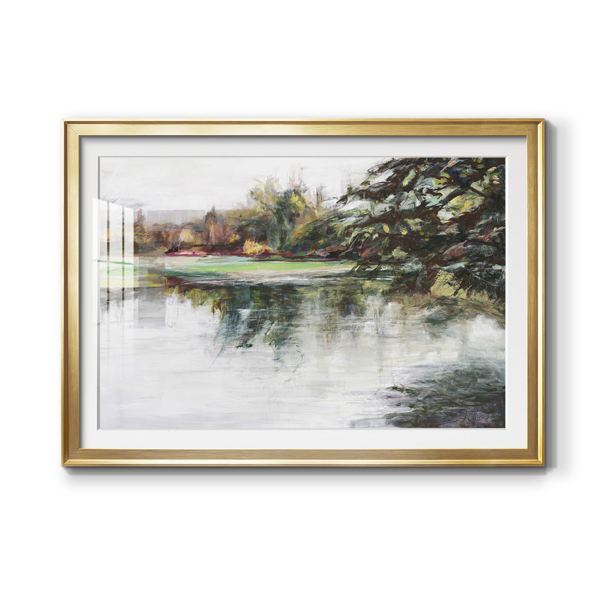 Upon Reflection - Modern Framed Art Print
