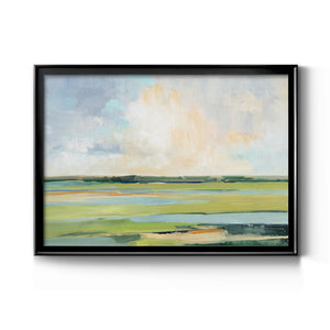 Pastel Horizon I - Modern Framed Canvas Print