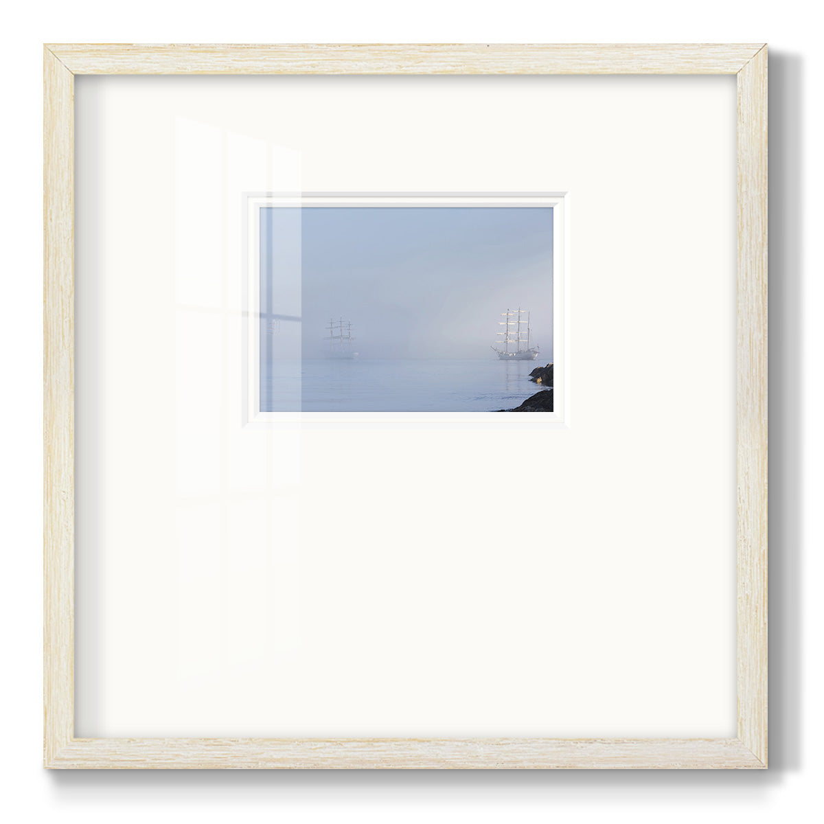 In the Mist- Premium Framed Print Double Matboard