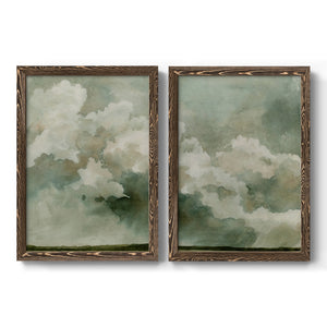Coming Rain I - Barnwood Framed Canvas Set
