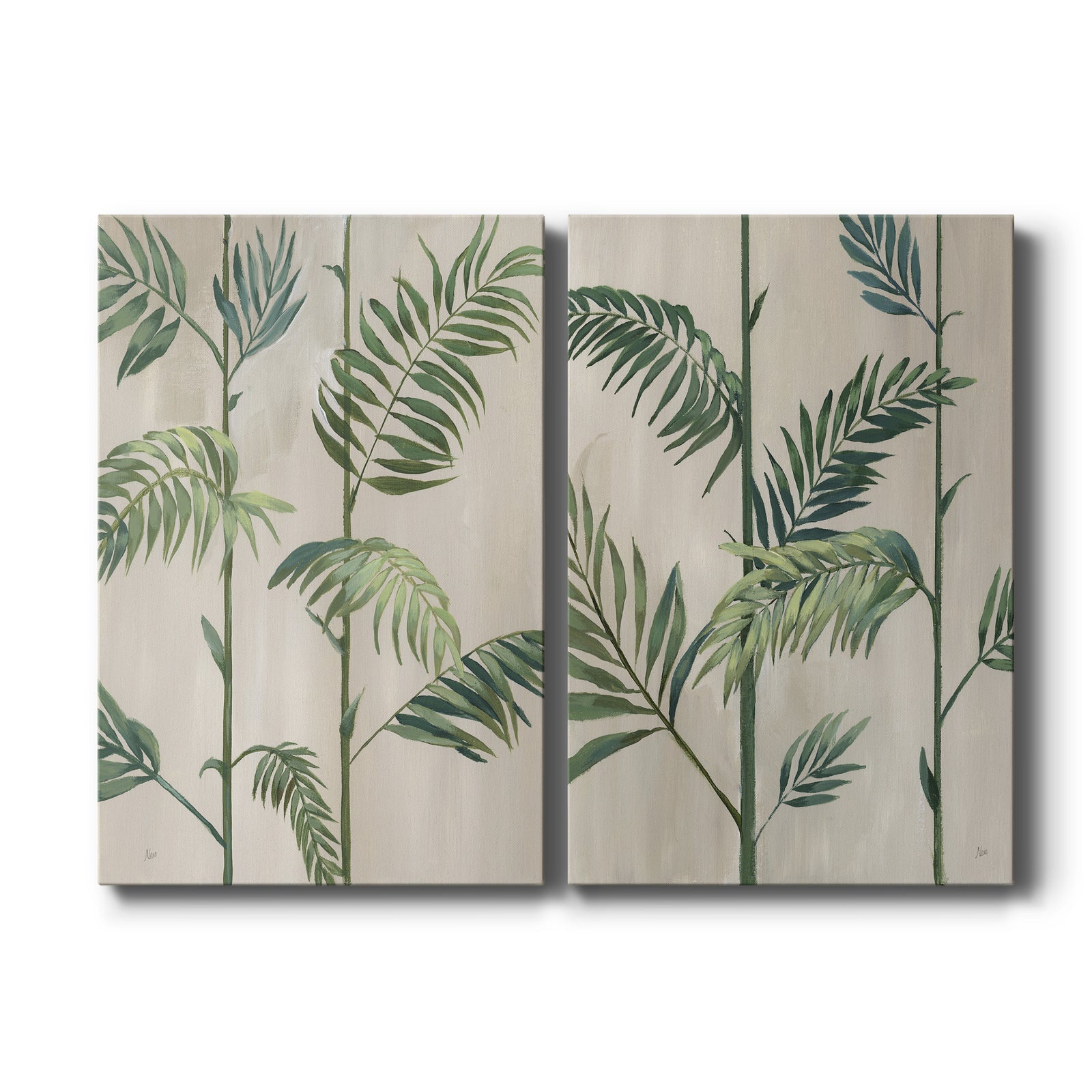Modern Fronds I - Canvas Art Set