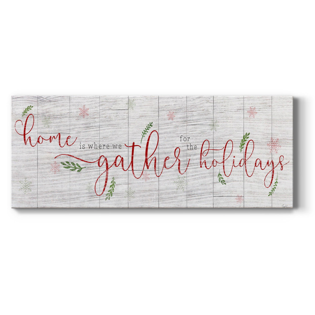 Holidays Gather - Canvas Art Print
