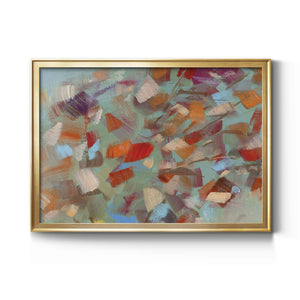 Confetti Party - Modern Framed Canvas Print