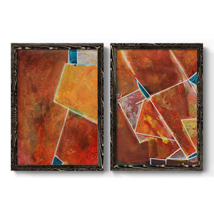 Primary Connection I - Barnwood Framed Canvas Set