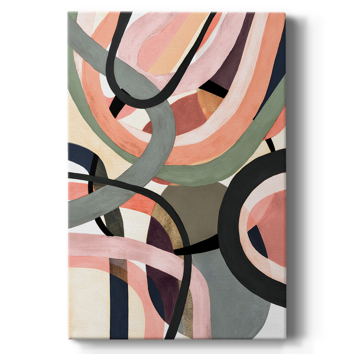 Pastel Tangle I - Canvas Art Print