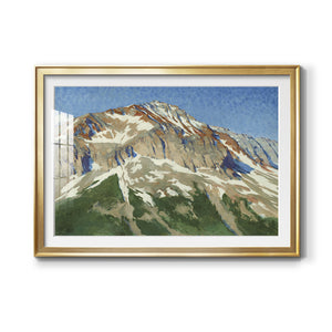 Vermillion Ascent - Modern Framed Art Print