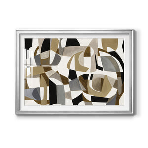 Circle Game - Modern Framed Art Print