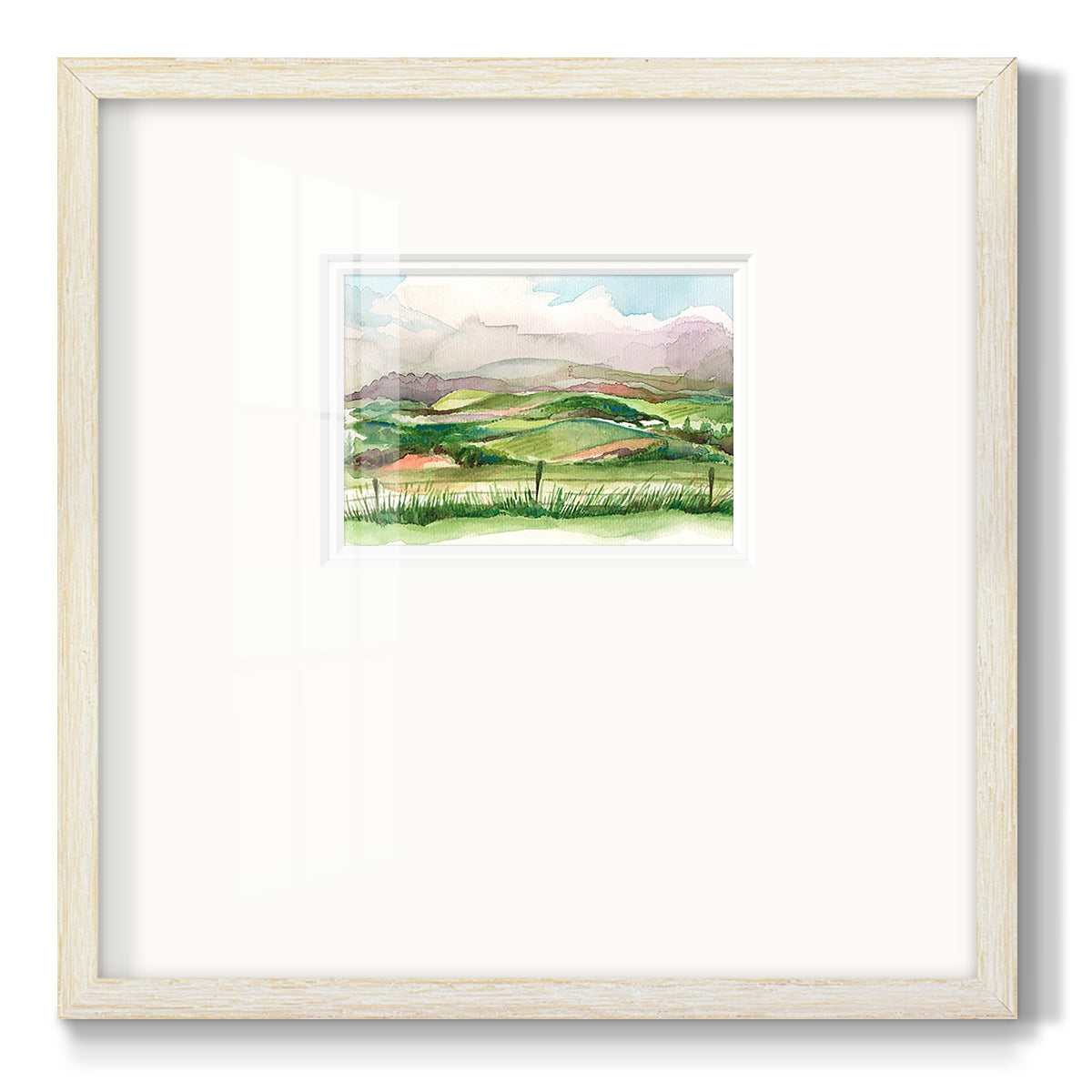 Bennachie Rain II Premium Framed Print Double Matboard