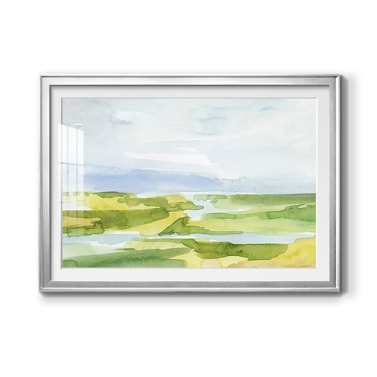 Watery Lowlands III Premium Framed Print - Ready to Hang