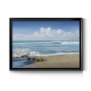 Sweeping Blue Premium Classic Framed Canvas - Ready to Hang