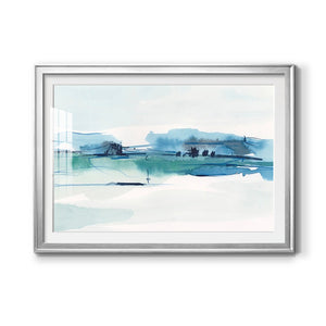 Ultramarine Vista II - Modern Framed Art Print