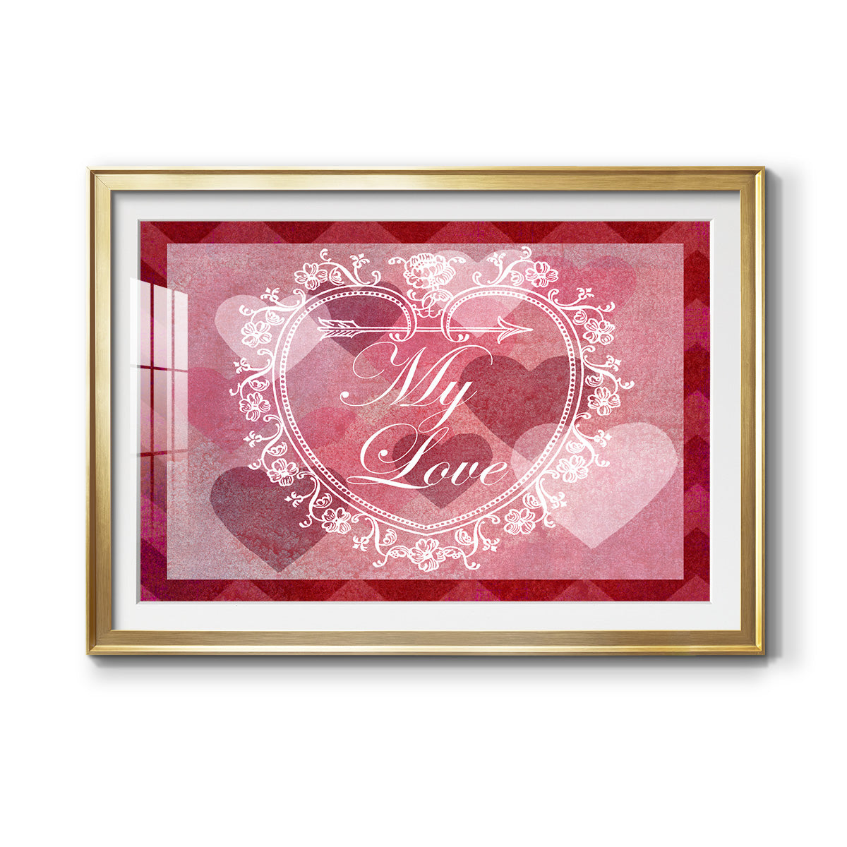 DIY Love Collection A - Modern Framed Art Print
