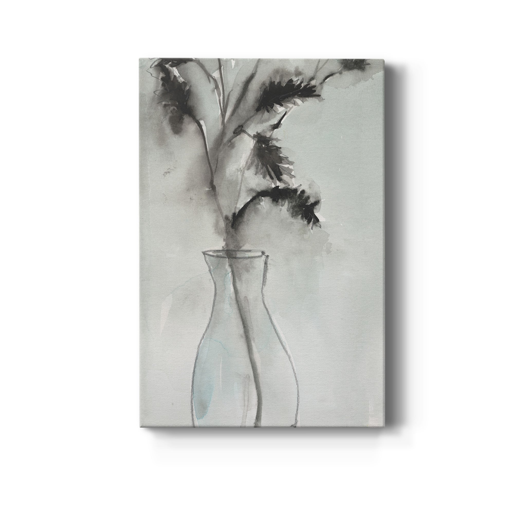 Soft Ferns II Premium Gallery Wrapped Canvas - Ready to Hang