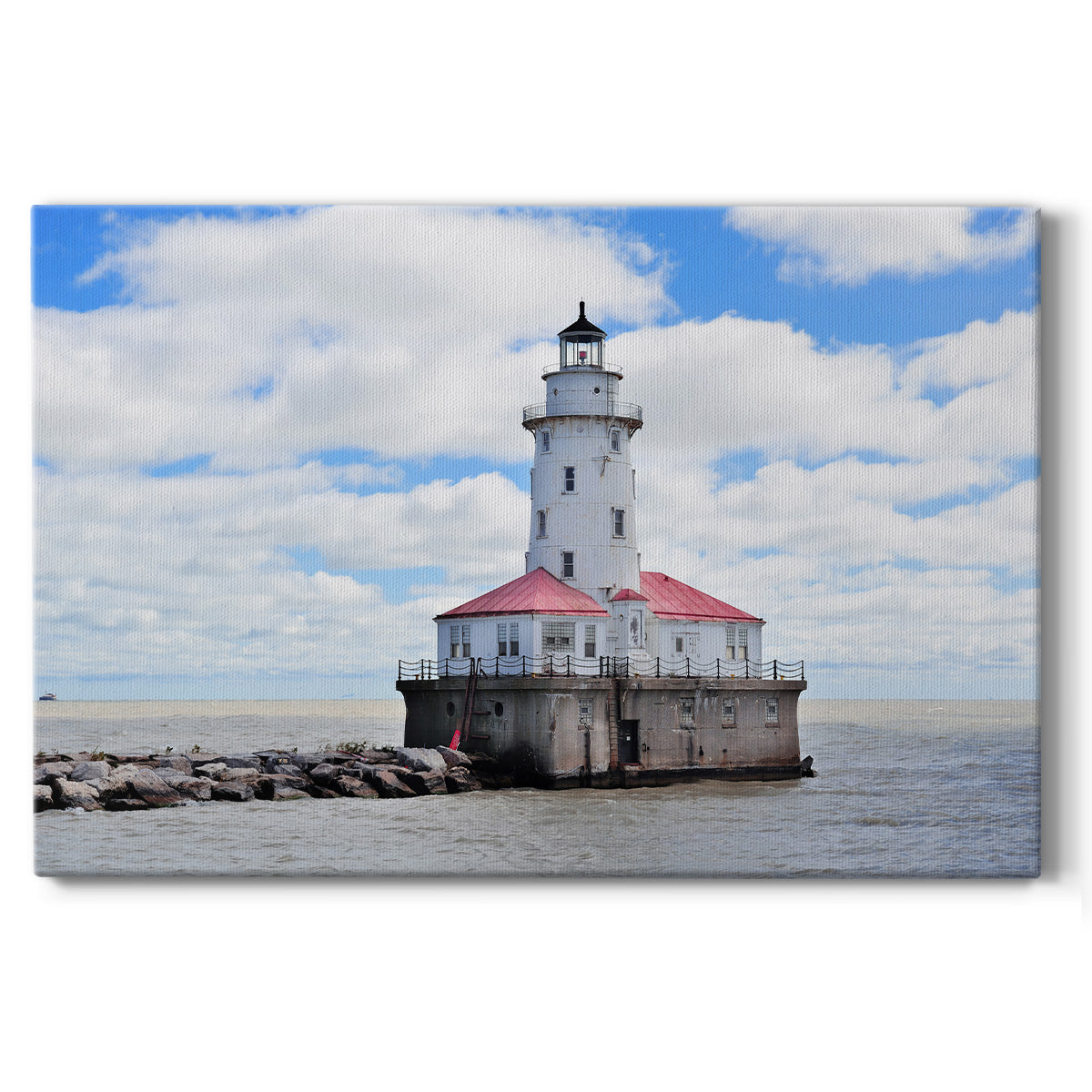 Chicago Harbor Lighthouse II - Canvas Art Print