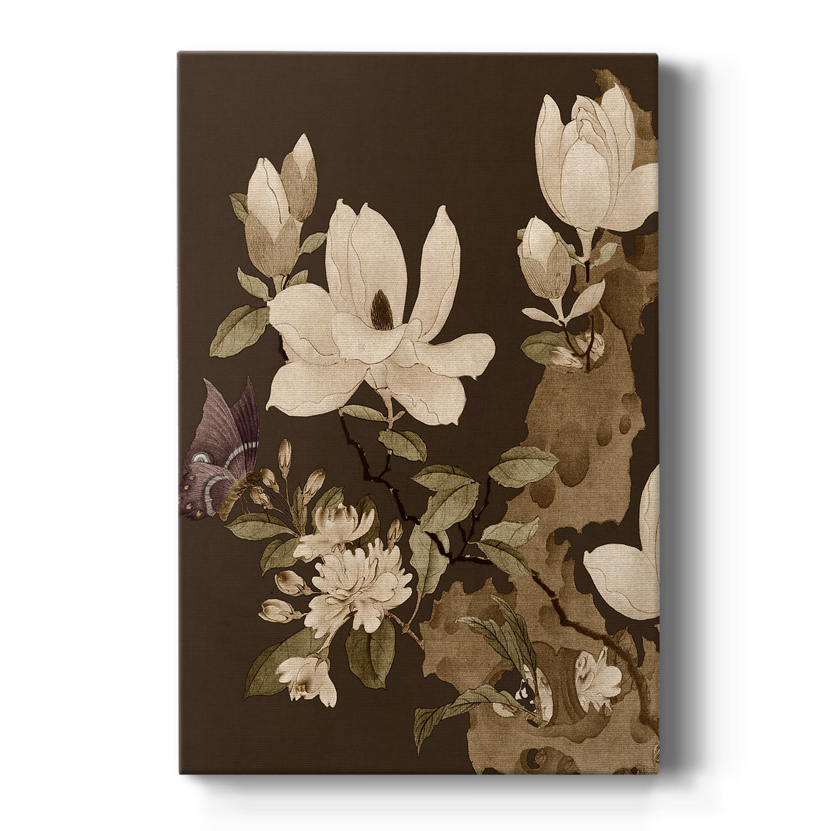 Asian Brocade II - Canvas Art Print