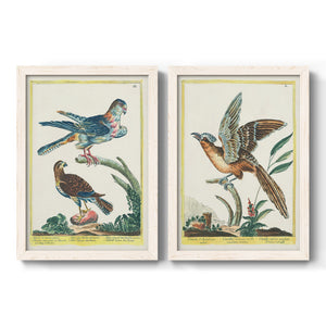 Pastel Birds III - Premium Framed Canvas 2 Piece Set - Ready to Hang