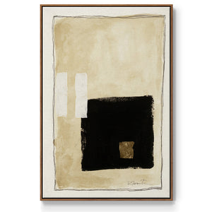 Inner Musing I - Framed Premium Gallery Wrapped Canvas L Frame - Ready to Hang