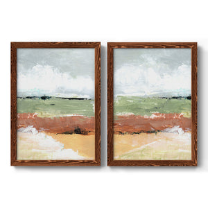 Quiet Prarie Grove I - Premium Framed Canvas 2 Piece Set - Ready to Hang