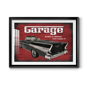 The Garage - Modern Framed Art Print