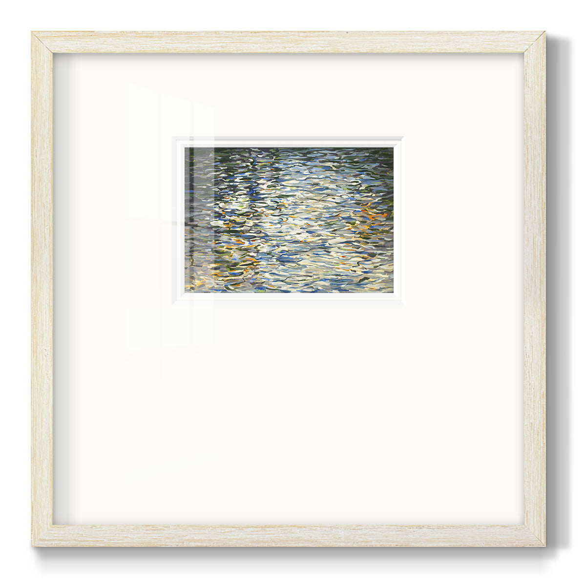 Water Reflections Premium Framed Print Double Matboard