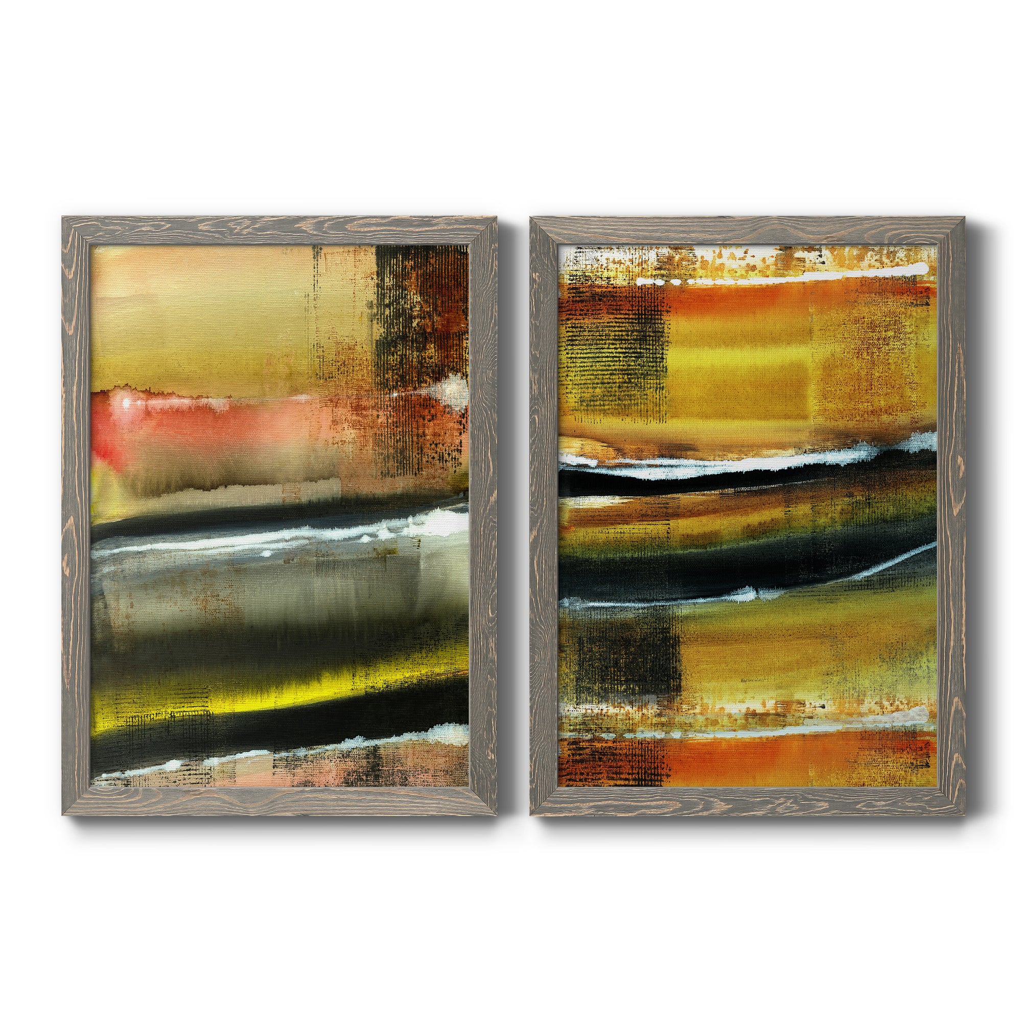 Desert Night I- Premium Framed Canvas in Barnwood - Ready to Hang