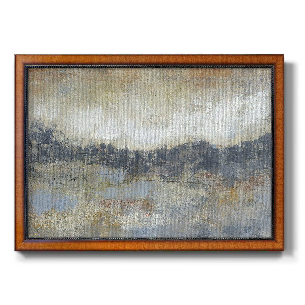 Cool Grey Horizon I Premium Framed Canvas- Ready to Hang