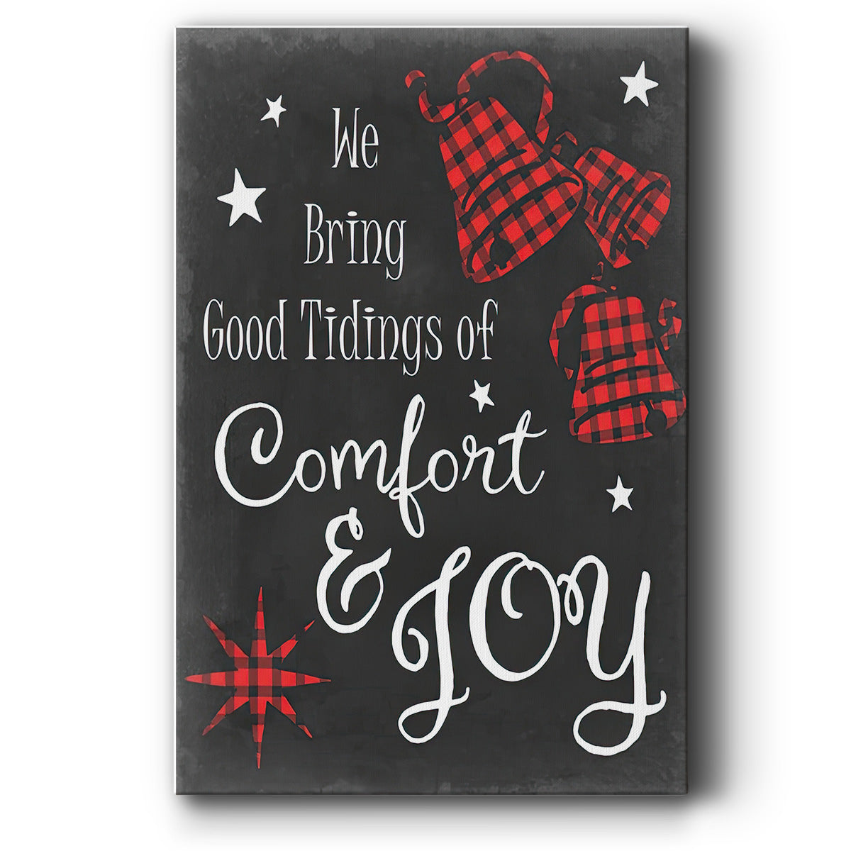 Comfort and Joy in Red - Canvas Art Print