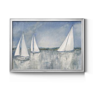 Catching the Breeze - Modern Framed Canvas Print