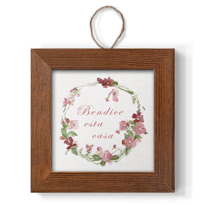 Flower Wreath, Handmade Ornament