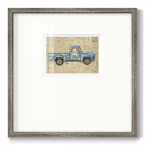 George’s ’53 Ford- Premium Framed Print Double Matboard