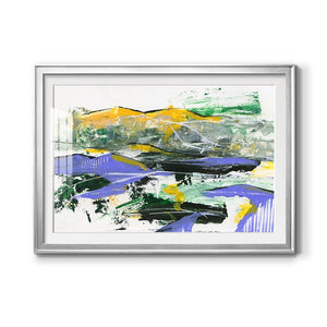 Silent Mountain III - Modern Framed Art Print