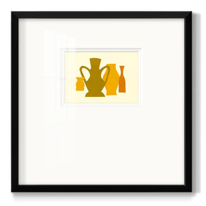 Posing Pottery I Premium Framed Print Double Matboard