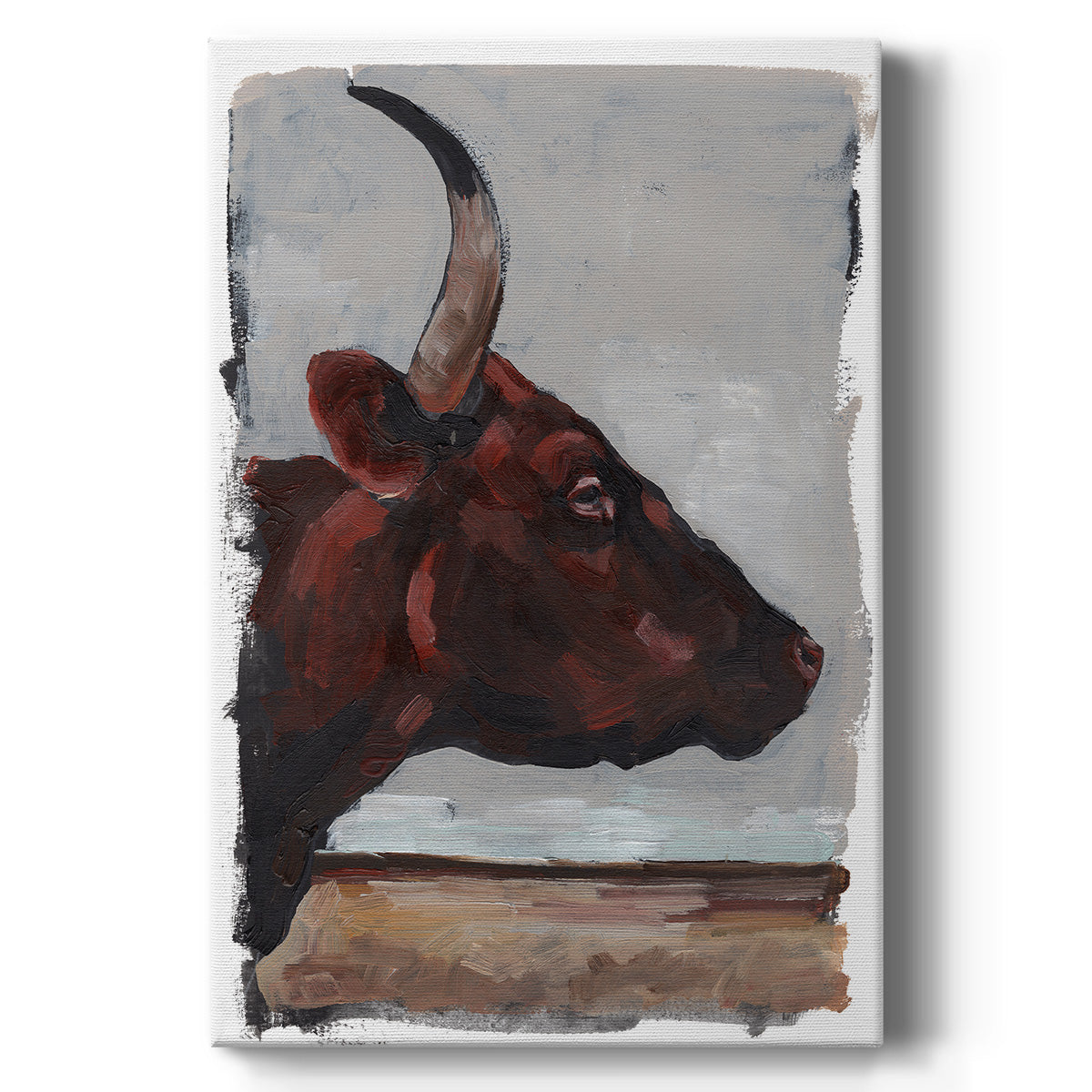 Cattle View II - Canvas Art Print