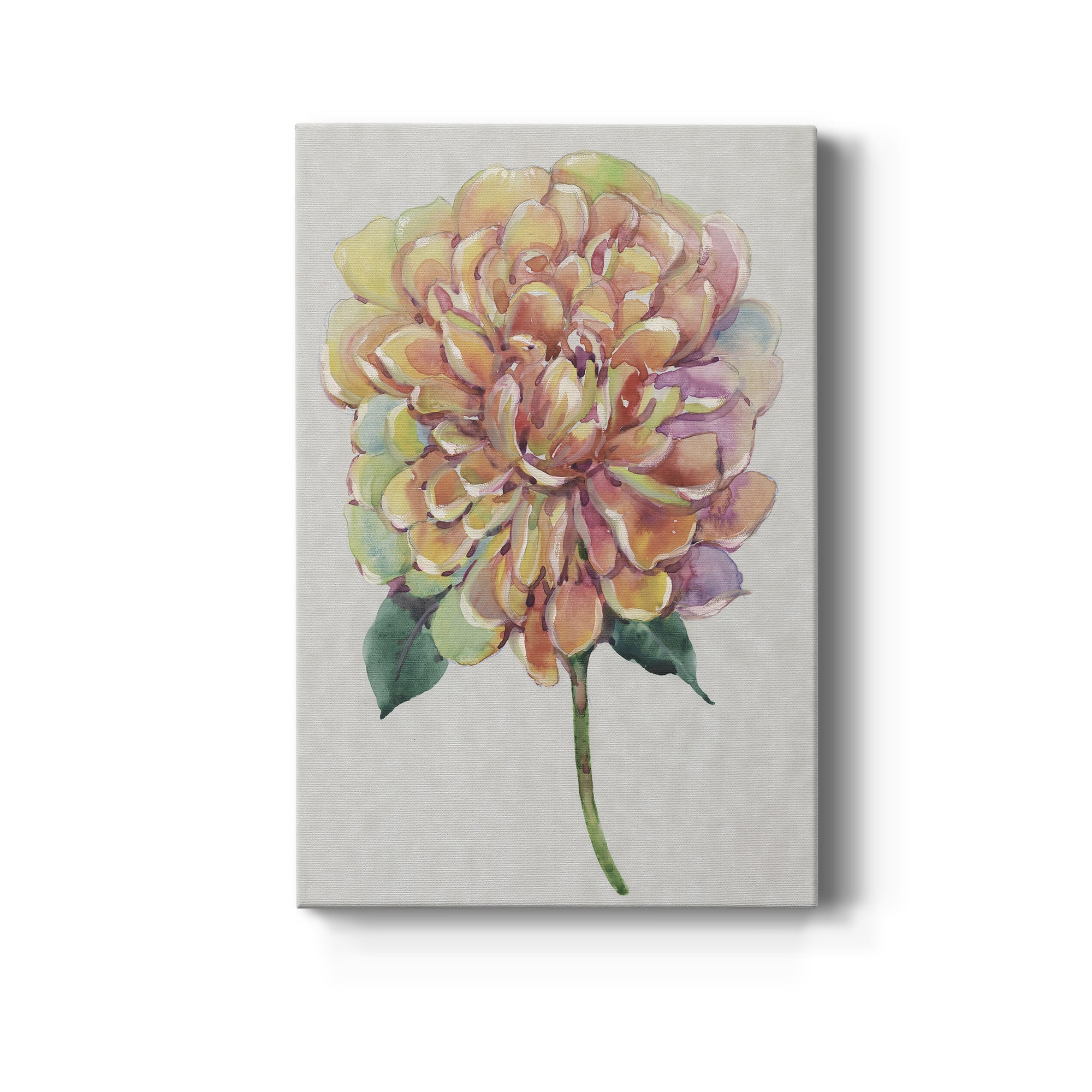 Multicolor Floral I Premium Gallery Wrapped Canvas - Ready to Hang