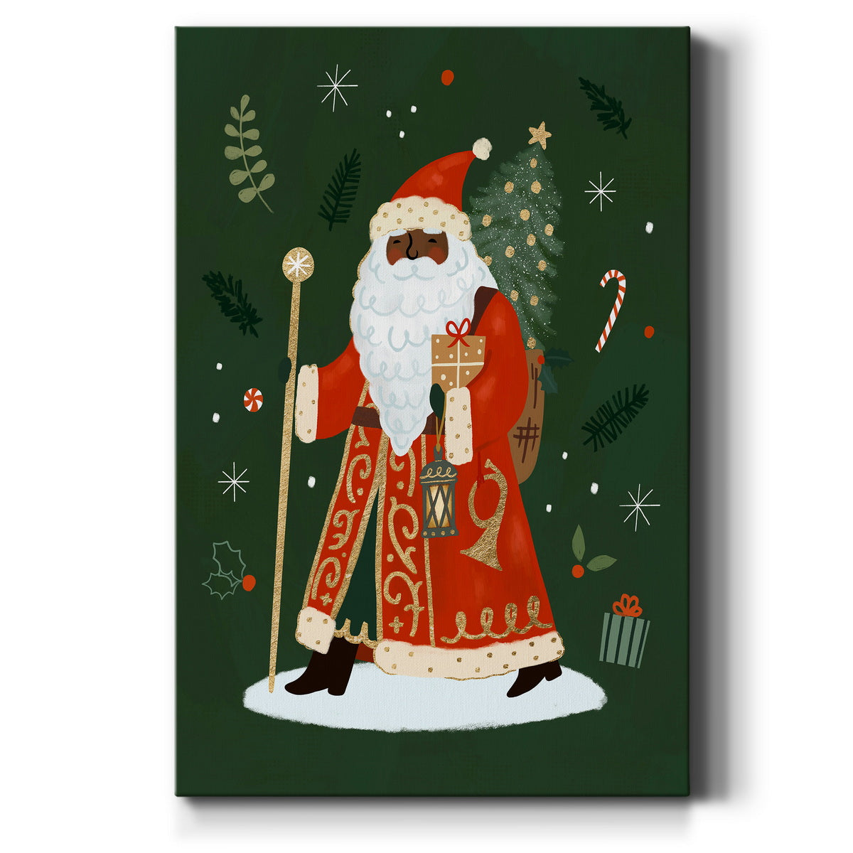 Little St. Nick II - Canvas Art Print
