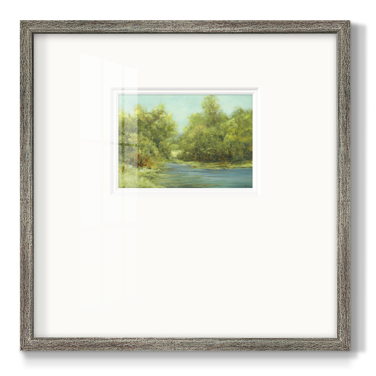 Country Views III Premium Framed Print Double Matboard