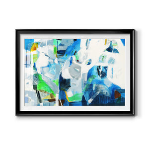 Down the Rapids - Modern Framed Art Print