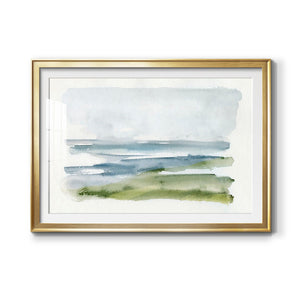 Coastline Splash I - Modern Framed Art Print