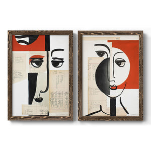 Faces of A Century III - Barnwood Framed Canvas Set