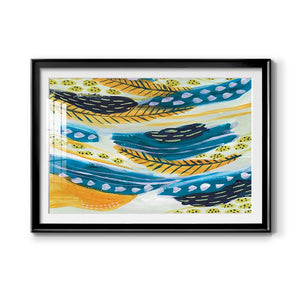 Feathery I - Modern Framed Art Print