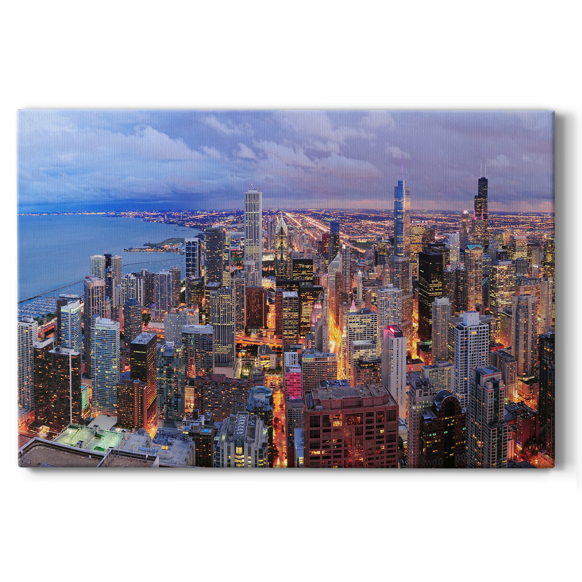 Chicago Aerial IV - Canvas Art Print