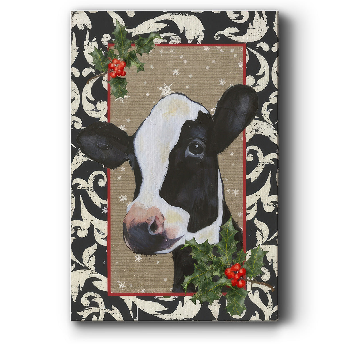 County Christmas Farm I - Gallery Wrapped Canvas