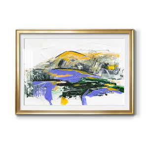 Silent Mountain V - Modern Framed Art Print