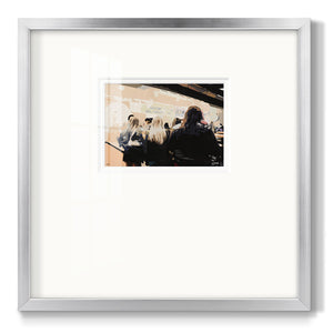 Late Night Queue Premium Framed Print Double Matboard