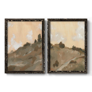 Hillside Walking Path III - Barnwood Framed Canvas Set