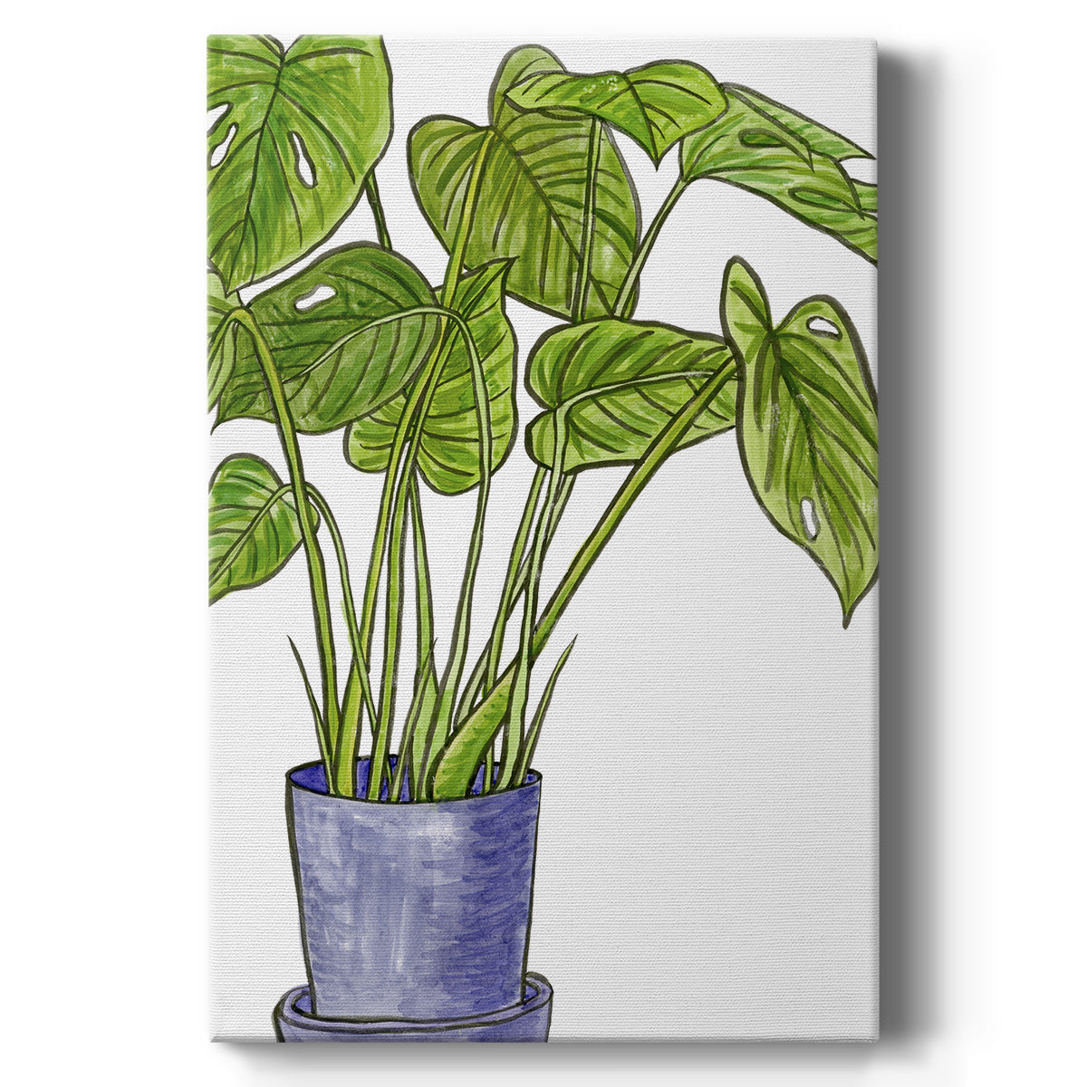 Potted Jungle III Premium Gallery Wrapped Canvas - Ready to Hang