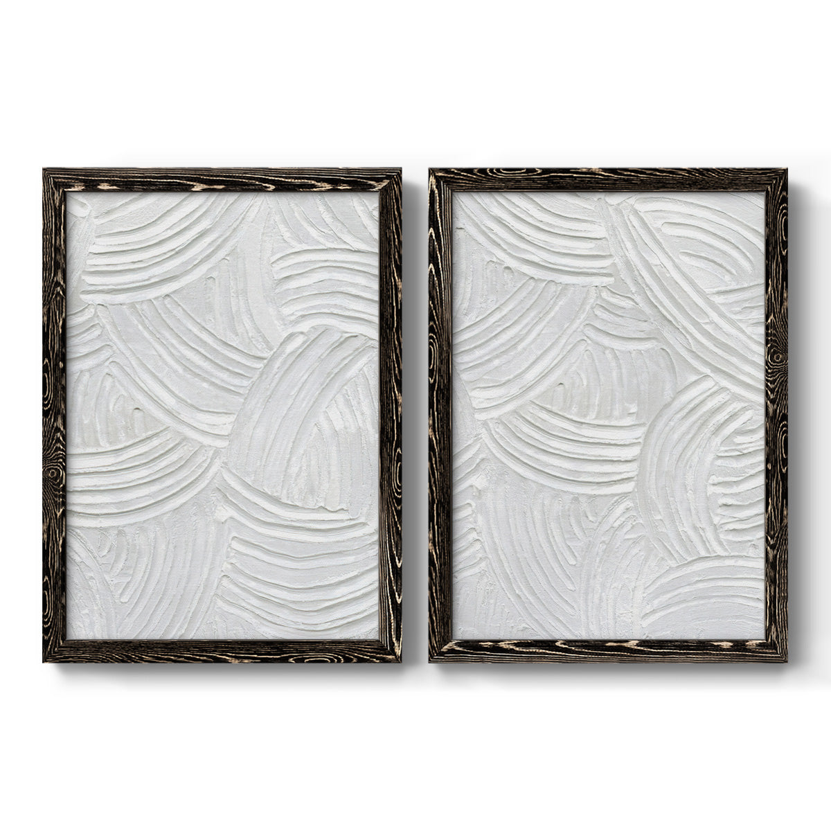 Sandstone Grooves I - Premium Framed Canvas 2 Piece Set - Ready to Hang