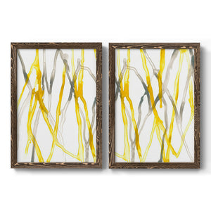Runnel XIX - Barnwood Framed Canvas Set