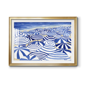 Candy Bowl Prussian Blue - Modern Framed Art Print